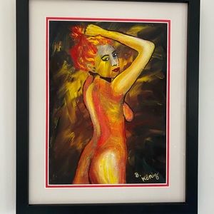 Nude Acrylic Painting